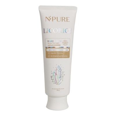 NPURE - Licorice Bright & Glow Bring The Light Low pH Cleanser 100ml