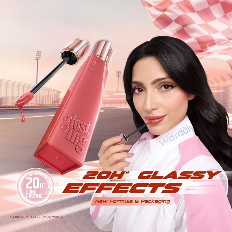 Lip Cream Glossy Glasting Liquid Lip 16 Peony Gleam 3.5g image
