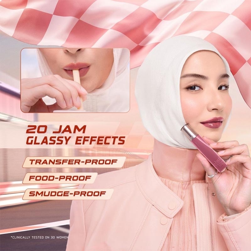 Lip Cream Glossy Glasting Liquid Lip 17 Almond Melt 3.5g image