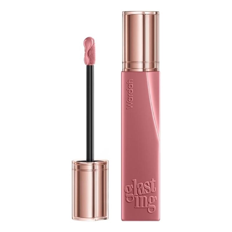 Lip Cream Glossy Glasting Liquid Lip 18 Mauve Ripple 3.5g image