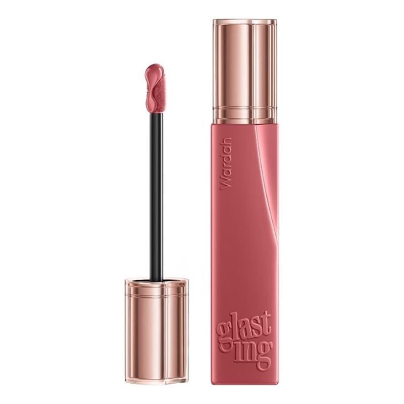 Lip Cream Glossy Glasting Liquid Lip 19 Tawny Silk 3.5g image