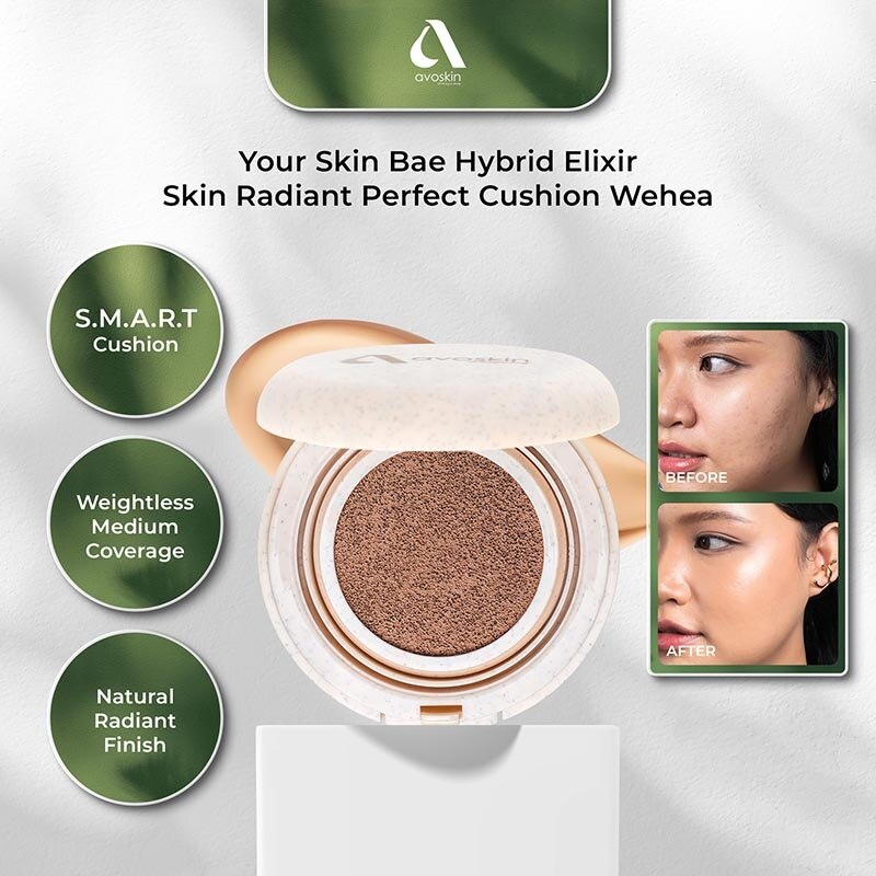 YSB Hybrid Elixir Skin Radiant Perfect Cushion N02 Wehea 13g
