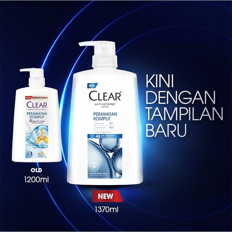 Shampoo Anti Ketombe Perawatan Komplit 1200ml