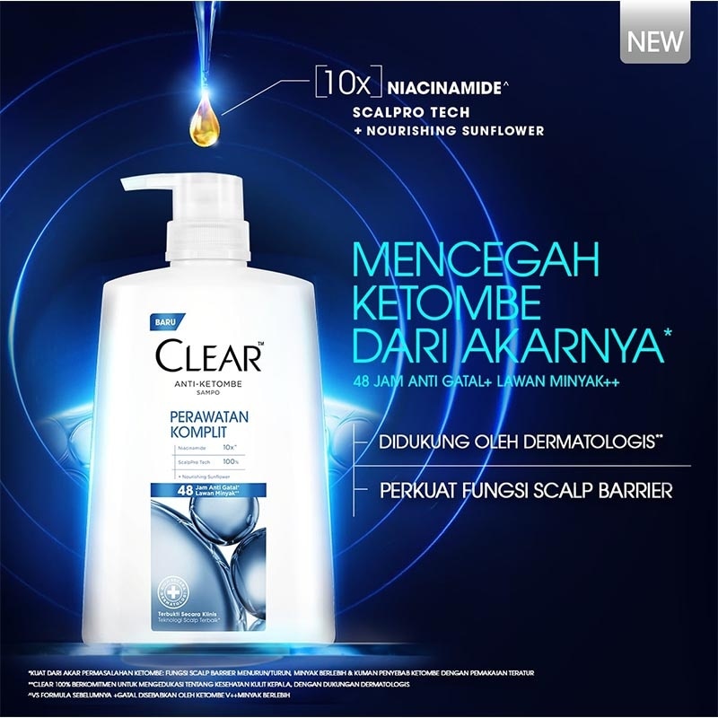 Shampoo Anti Ketombe Perawatan Komplit 1200ml