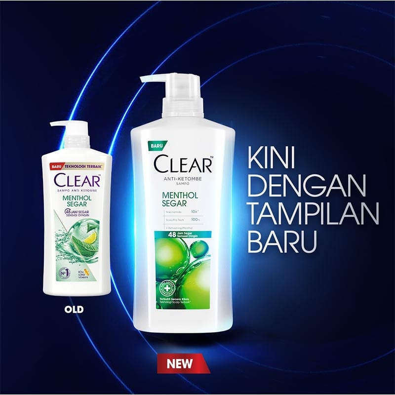 Shampoo Anti Ketombe Menthol Segar 850ml