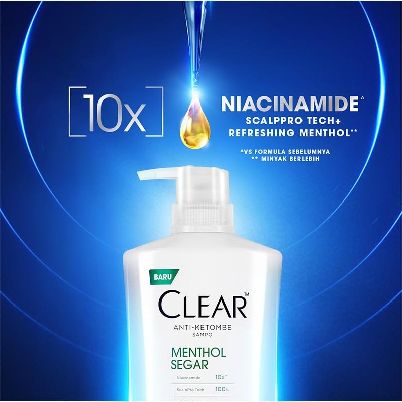 Shampoo Anti Ketombe Menthol Segar 850ml