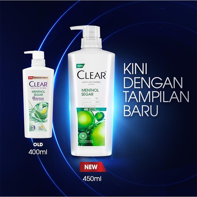Shampoo Anti Ketombe Menthol Segar 450ml