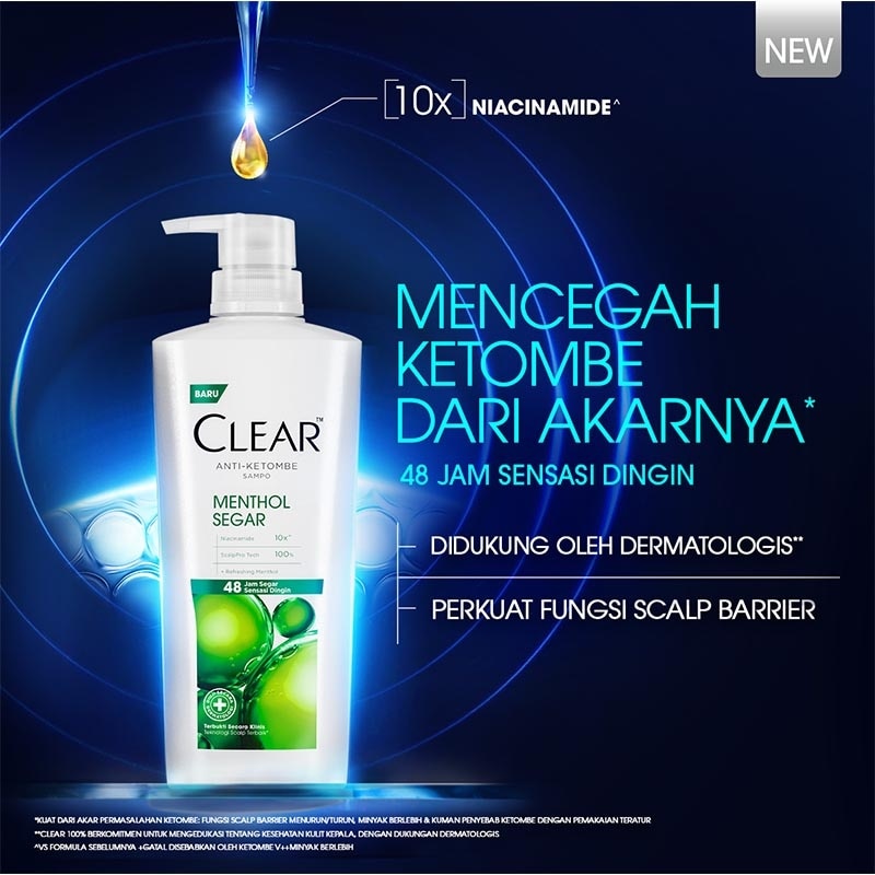 Shampoo Anti Ketombe Menthol Segar 450ml