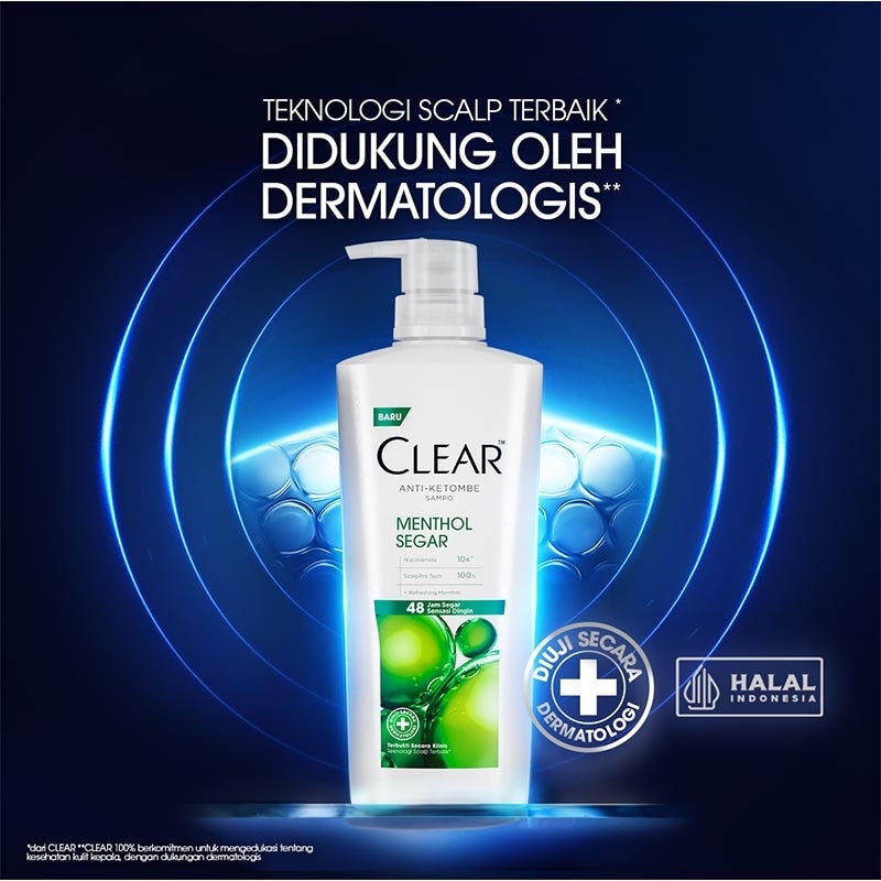 Shampoo Anti Ketombe Menthol Segar 450ml