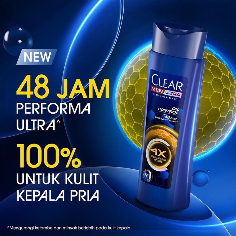Men Ultra Shampoo Anti Ketombe Oil Control 300ml
