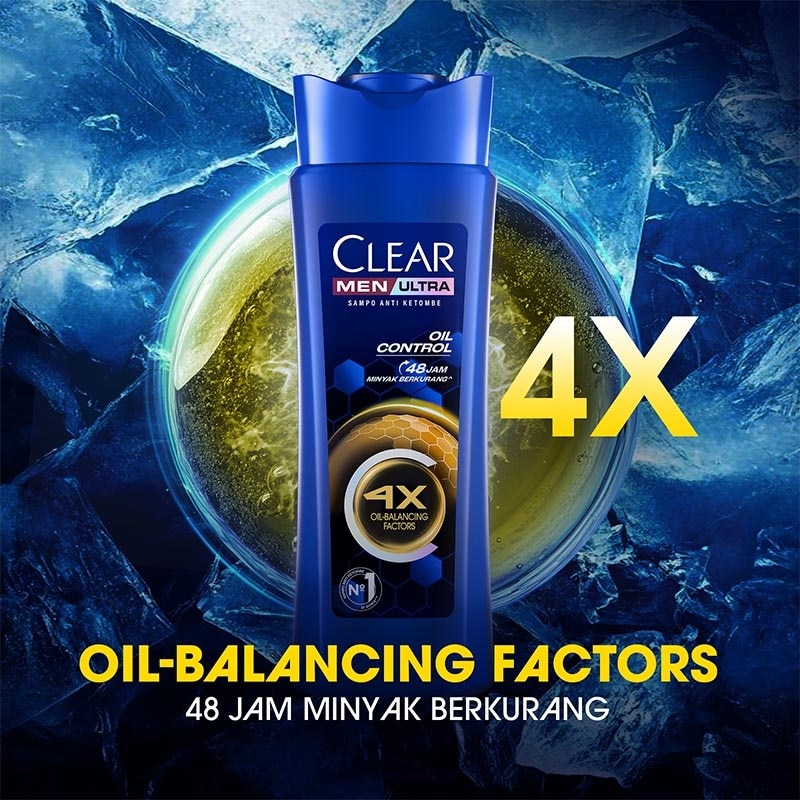 Men Ultra Shampoo Anti Ketombe Oil Control 300ml