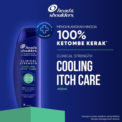 HEAD & SHOULDER - Clinical Strength Shampoo Cooling Itch Care 400ml