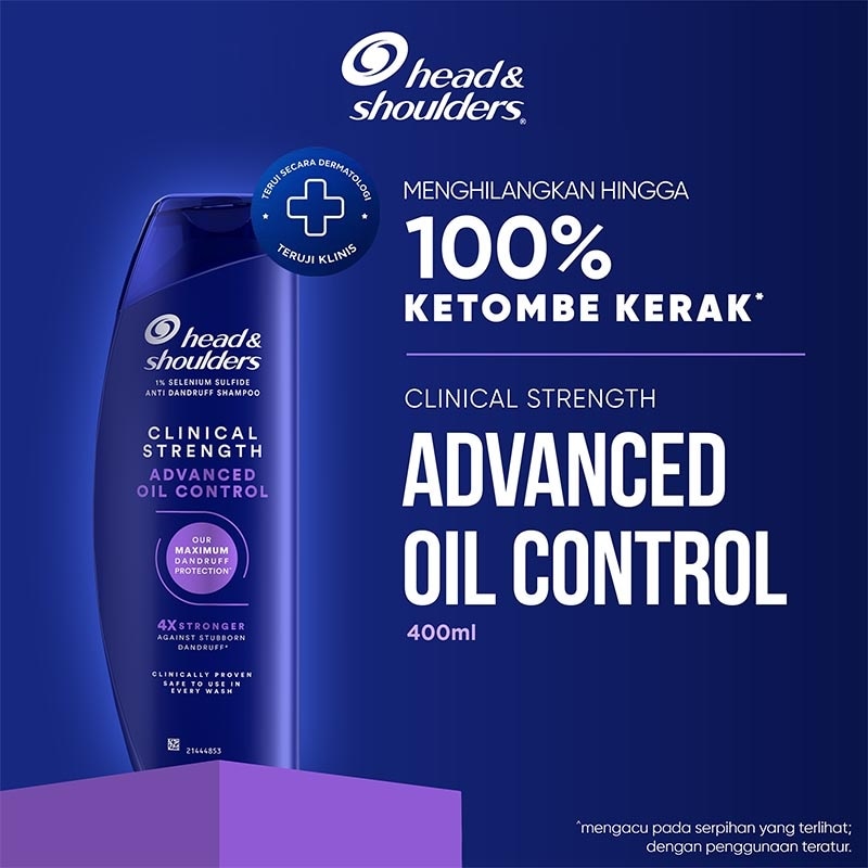 Clinical Strength Shampoo Advanced Oil Control 400ml