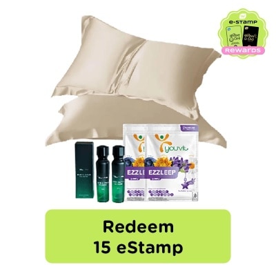 YOUVIT - Paket Sleep project pillow case, EZZLEEP Gummy 7D 2 Pax, Linen & Room Spray eStamp