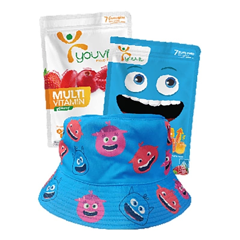 Paket Bucket Hat & Multivitamin Adult 7D & Multivitamin Kids 7D eStamp image