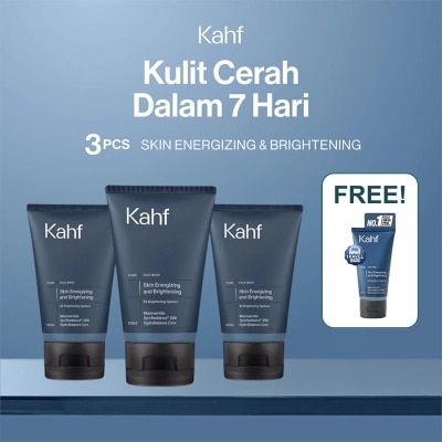 KAHF - Triple Pack Skin Energizing & Brightening Face Wash 100ml image