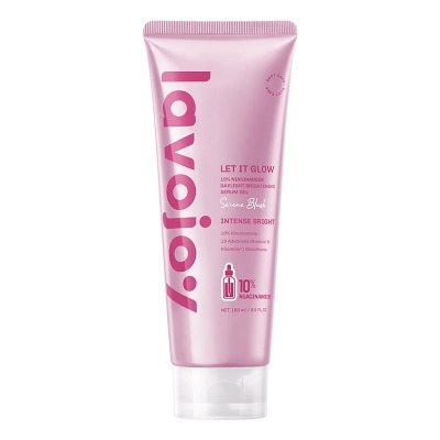 LAVOJOY - Let It Glow 10% Niacinamide Daylight Brightening Serum Gel Serene Blush 180ml