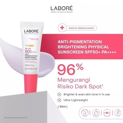 LABORE - Dermalab Revolutionaire Anti-Pigmentation Brightening Physical Sunscreen Physical Sunscreen 10ml image