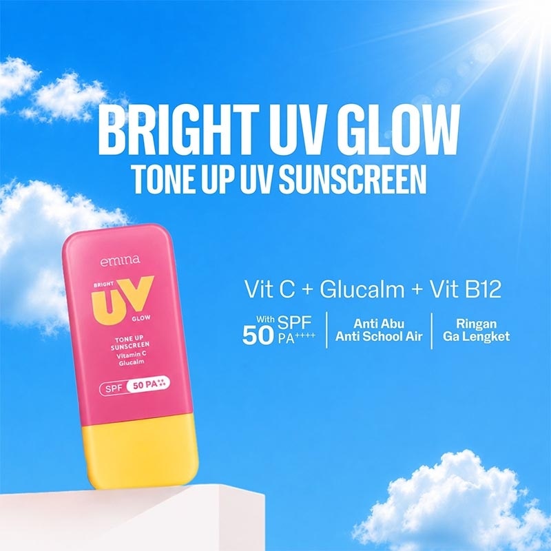 Bright Glow UV Tone Up Sunscreen SPF 50 PA++++ 30ml