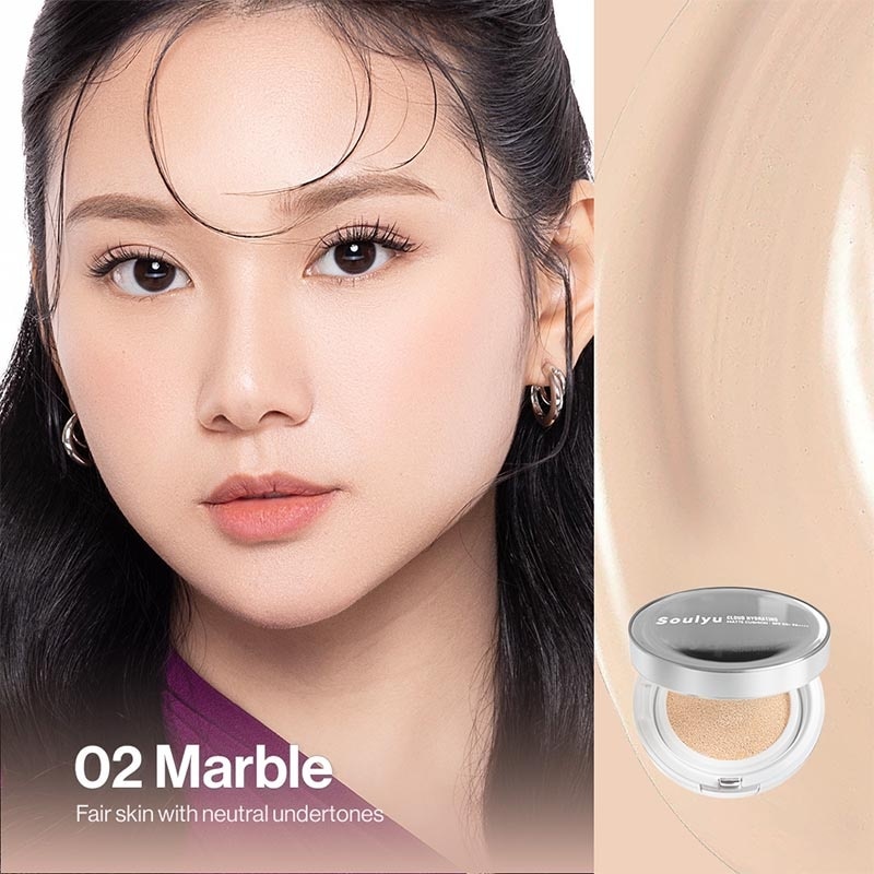 Cloud Hydrating Cushion Matte 02 Marble 15g