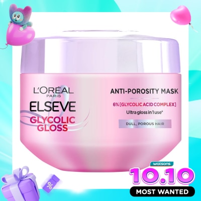 L'OREAL Elseve Glycolic Gloss Anti Porosity Hair Mask 200ml image