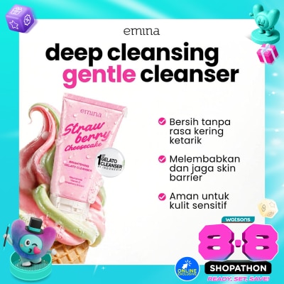 EMINA - Strawberry Cheesecake Brightening Gelato Cleanser 100ml image