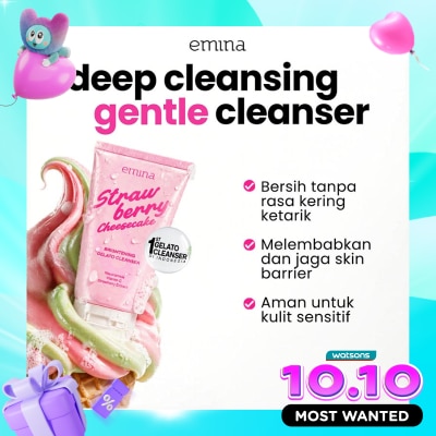 EMINA Strawberry Cheesecake Brightening Gelato Cleanser 100ml image