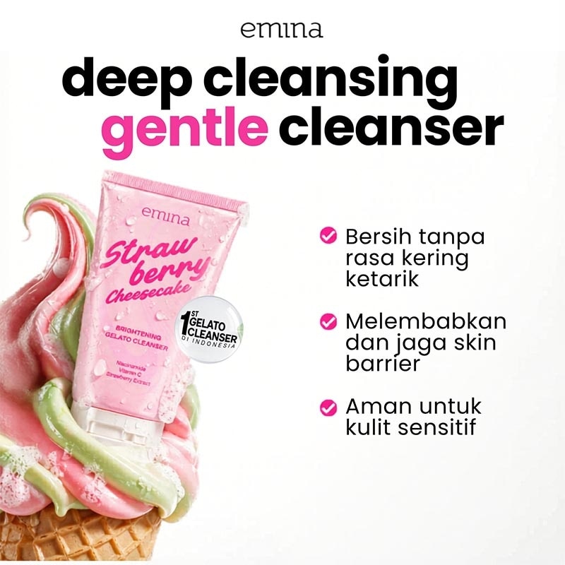 Strawberry Cheesecake Brightening Gelato Cleanser 100ml
