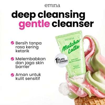 EMINA - Matcha Latte Soothing Gelato Cleanser 100ml
