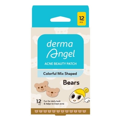 DERMA ANGEL - Acne Beauty Patch Bears 12'S
