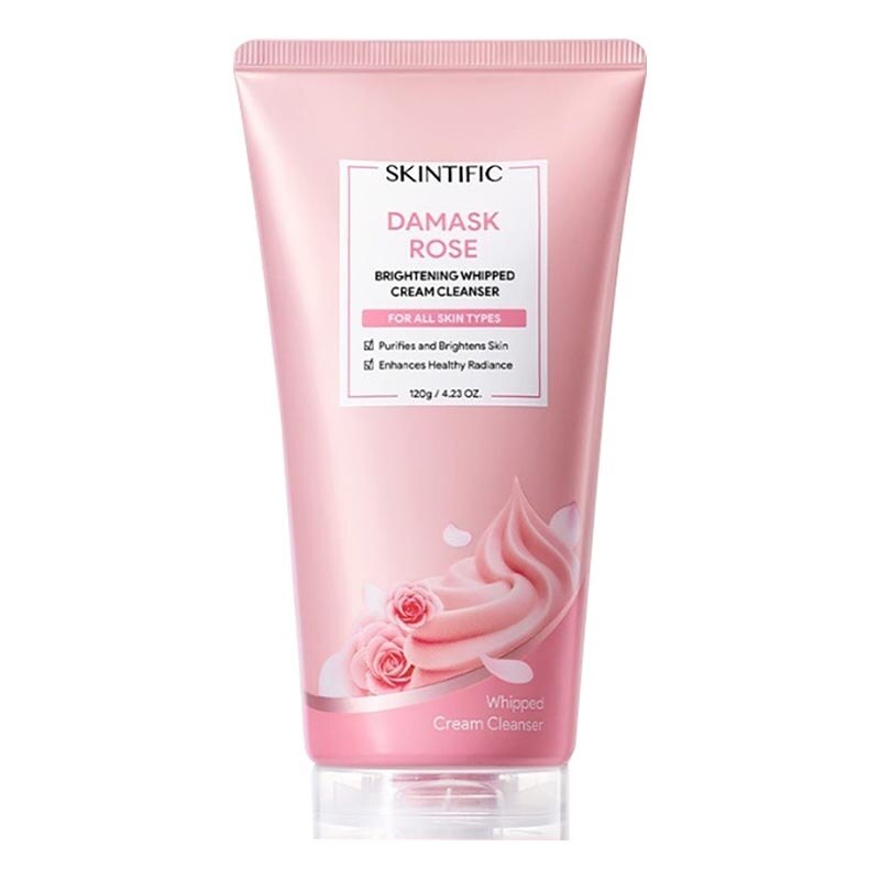 Bright & Glow Bundle + Free Gift Damask Rose Brightening Whipped Cream Cleanser