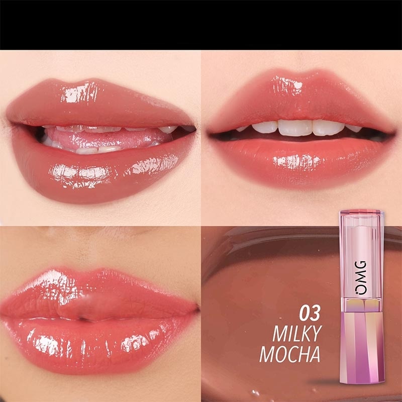 OH MY GLAM Gloss Up Tinted Lip Balm 03 Milky Mocha 3.5g image