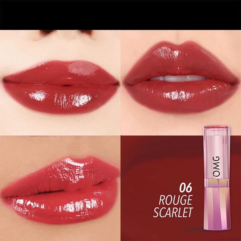 OH MY GLAM Gloss Up Tinted Lip Balm 06 Rouge Scarlet 3.5g