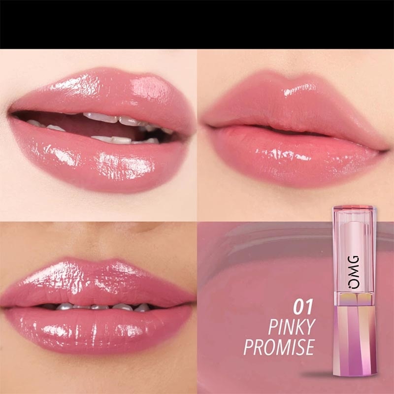 OH MY GLAM Gloss Up Tinted Lip Balm 01 Pinky Promise 3.5g