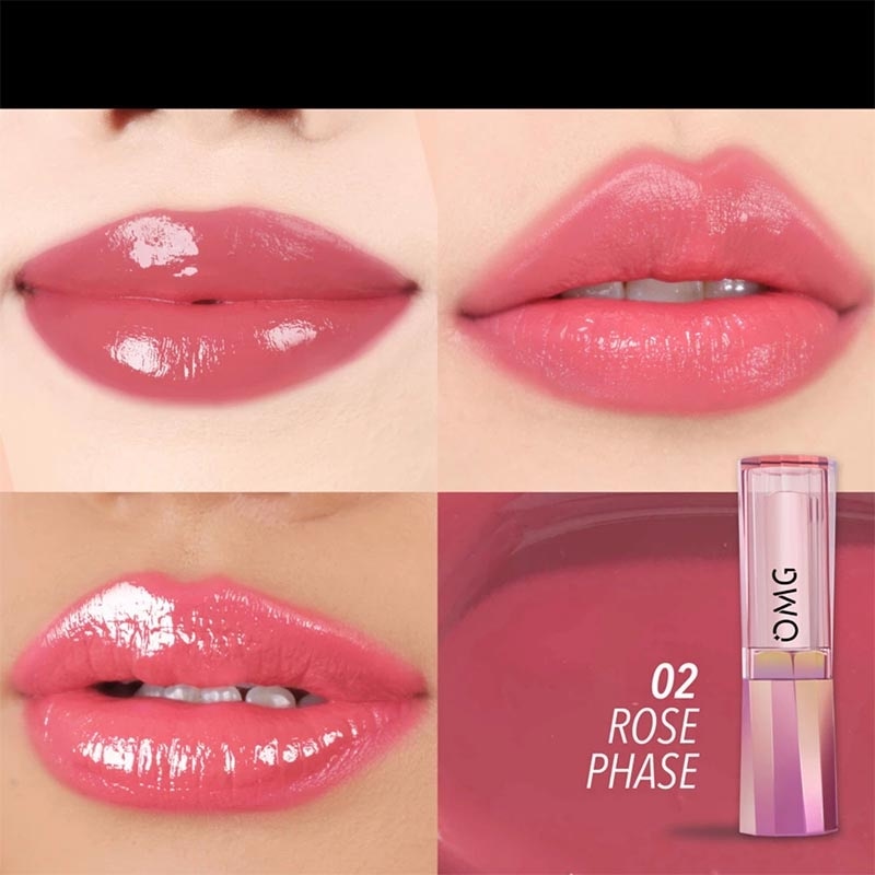 OH MY GLAM Gloss Up Tinted Lip Balm 02 Rose Phase 3.5g