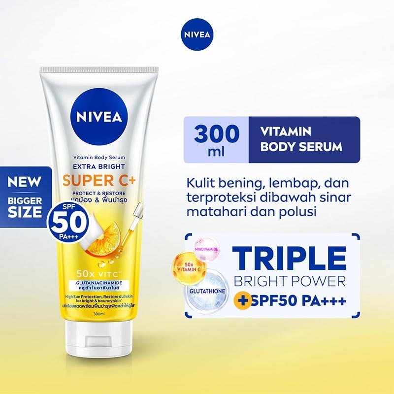 Body Serum Extra Bright Super C+ SPF50 PA++++ 300ml image
