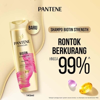 PANTENE - Miracles Shampo Biotin Strength 145ml