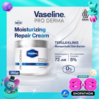 Vaseline - Pro Derma Moisturising Repair Cream Body & Face 360g image
