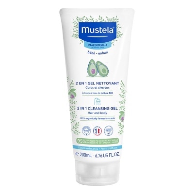 MUSTELA - Bebe 2 In 1 Cleansing Gel 200ml image