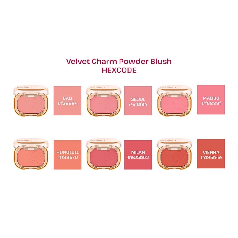 Velvet Charm Powder Blush Malibu 4.5g image