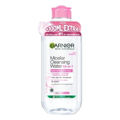 GARNIER Micellar Cleansing Water All in 1 300ml + 100ml image