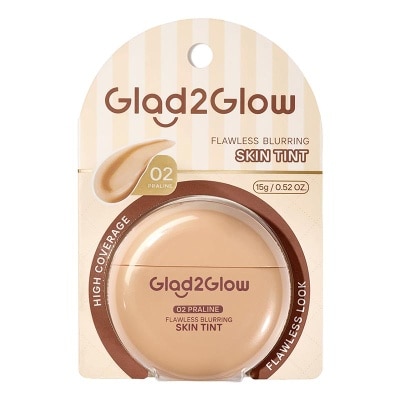 GLAD2GLOW - Flawless Blurring Skin Tint Mini 02 Praline 15g image