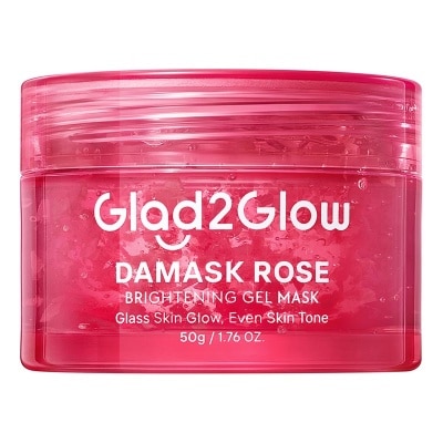 GLAD2GLOW Damask Rose Brightening Gel Mask 50g image