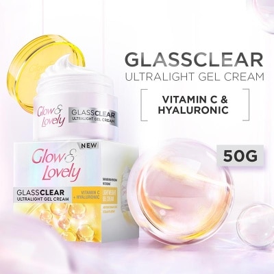 GLOW & LOVELY - Glassclear Ultralight Gel Cream Yellow 50g image