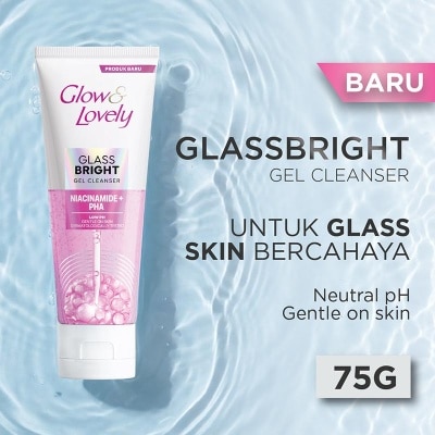 GLOW & LOVELY - Glassbright Gel Cleanser&nbsp; Pink 75g image