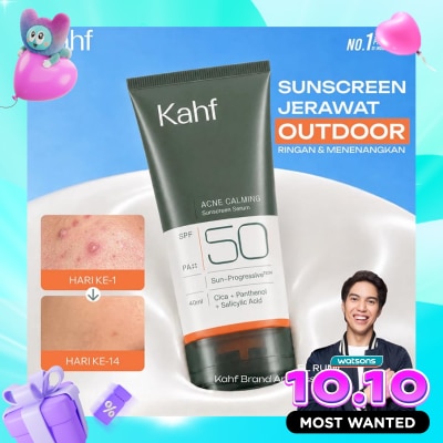 KAHF Acne Calming Sunscreen Serum SPF 50 PA++++ 40ml image