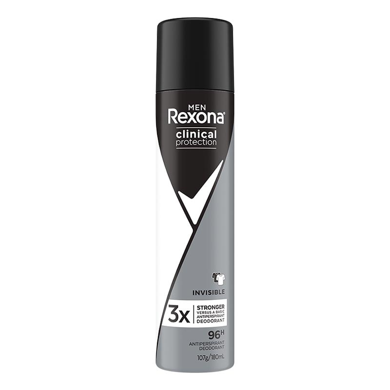 Men Clinicals Antiperspirant Deodorant Spray Invisible Dry 180ml image