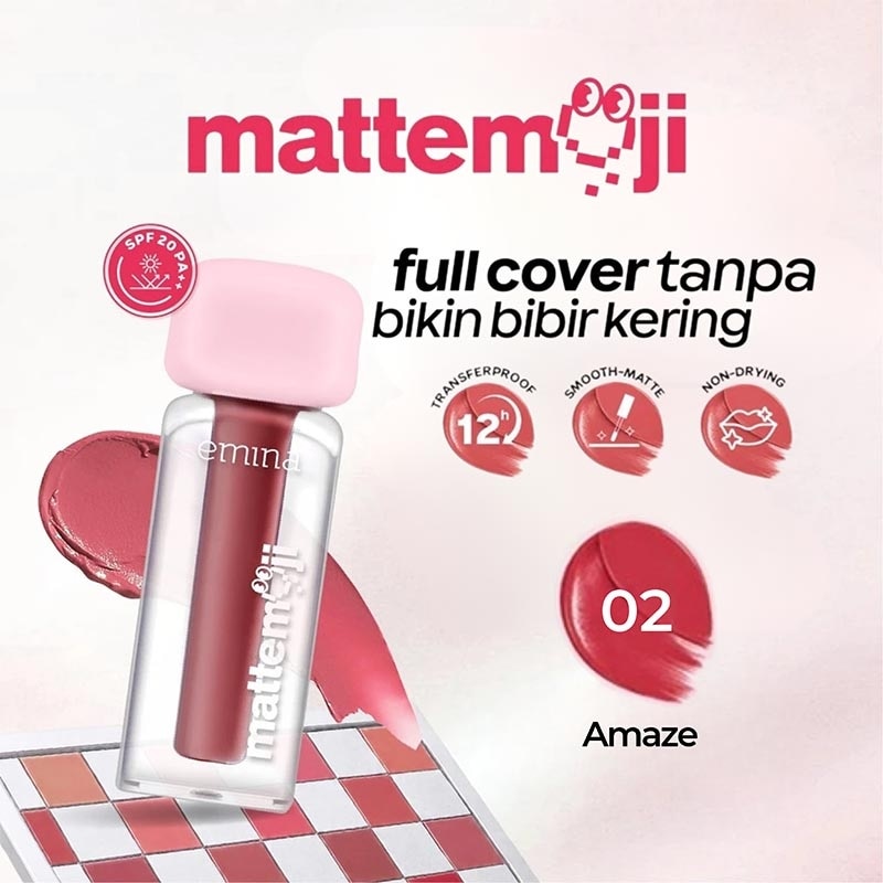 Mattemoji Non Drying Lip Cream 02 Amaze 3g image