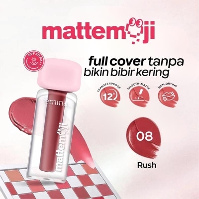 EMINA Mattemoji Non Drying Lip Cream 08 Rush 3g image