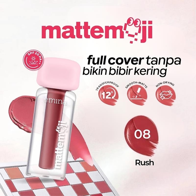 Mattemoji Non Drying Lip Cream 08 Rush 3g image